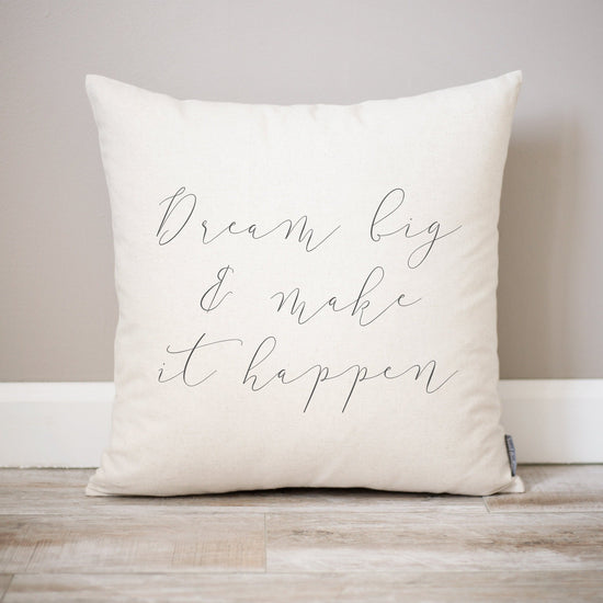 Dream Big Pillow Dorm Decor | Going Away Dorm Gift for Son Gift for Daughter College Dorm Gifts | Unique Dorm Decor Pillow Ideas
