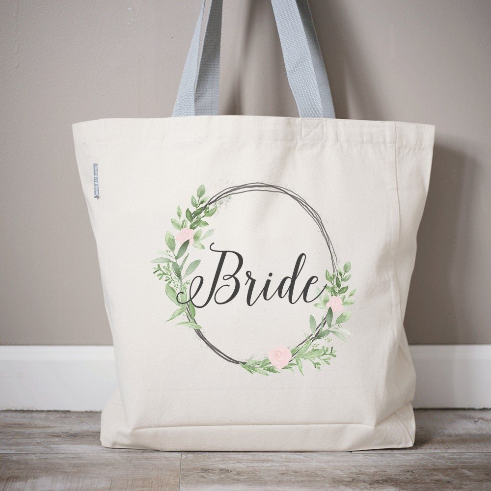 Load image into Gallery viewer, Bride Tote Bags | Tote Bags | Personalized Tote Bags | Personalized Brides Bags | Bride Gift Bags | Custom Tote Bag | Gift to Bride | Bride
