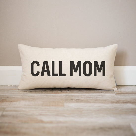 Load image into Gallery viewer, Call Mom Pillow | Daughter Gift | College Gift | Gift for Son | Rustic Decor | Going Away Gift | Going Away To College Gift | Gift for Son
