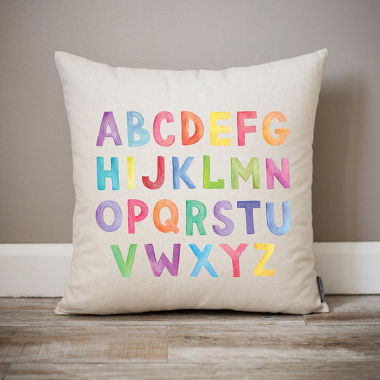 Colorful Alphabet Pillow | Personalized Baby Pillow | Baby Nursery Decor | Baby Pillow | Nursery Decor | Baby Gift | ABC Pillow | ABC