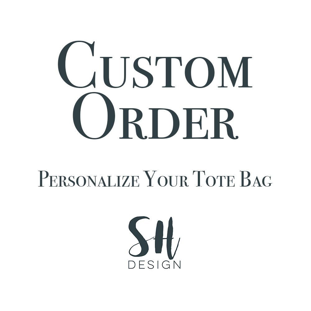 Custom Tote Bag | Personalized Gifts | Personalized Tote Bag | Personalized Bridal Gift | Monogrammed Bags | Monogram Personalized Bag