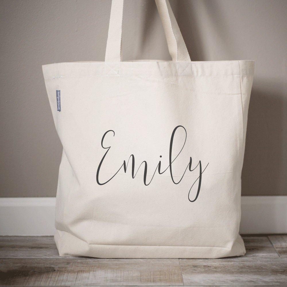 Load image into Gallery viewer, Custom Tote Bags | Bachelorette Party Tote Bags | Tote Bags | Bridesmaid Gift Bags | Personalized Tote Bags | Monogram Tote Bag | Totes
