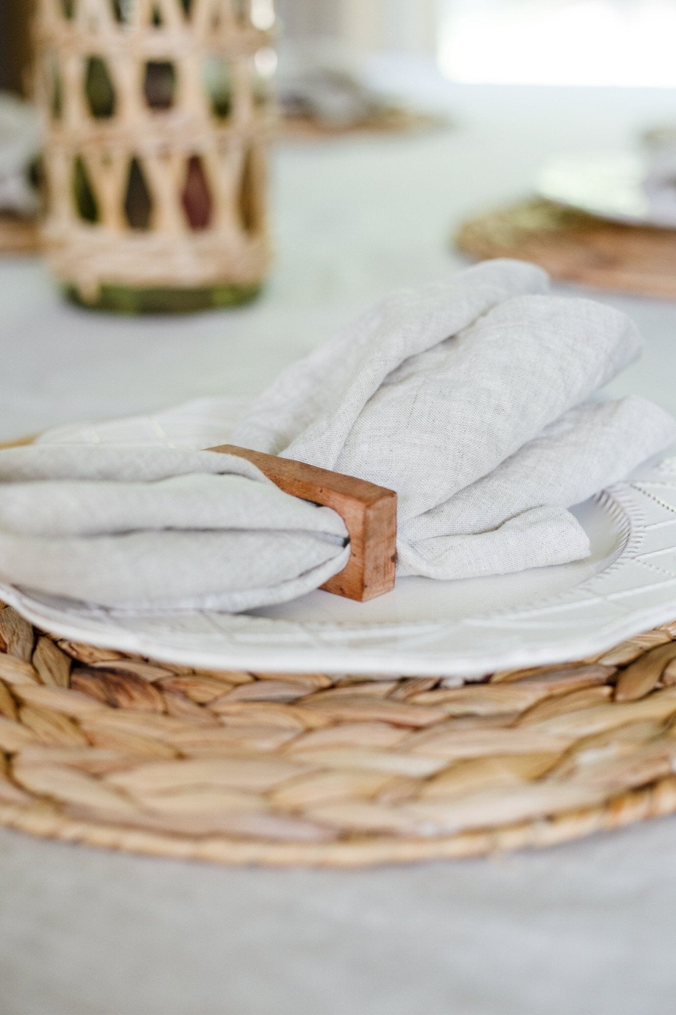 Family Initial Established Date 100% Linen Napkin Set of 2 | Bridal Shower Favor | Gift For Couple | Housewarming Gift | Eco-Friendly Napkin