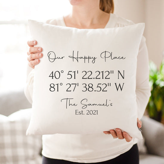 First Home Gift for Couple Last Name Established Date | Personalized Housewarming Gift First Home Gift | Personalized Coordinates Gift | GPS