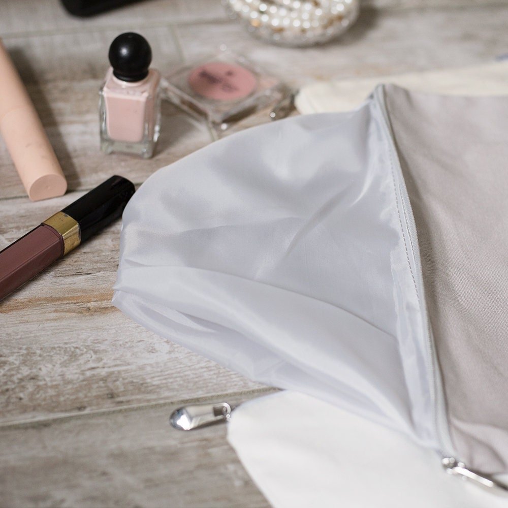 Floral Bridesmaid Makeup Bag | Personalized Bridesmaid Gift | Monogram Cosmetic Bag | Monogram Makeup Bag | Initial Bridesmaid Makeup Bag