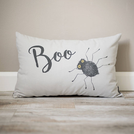 Halloween Decor Pillow | Halloween Decor | Fall Decor | Boo Pillow | Rustic Home Decor | Spider Pillow | Farmhouse Decor | Fall Pillow