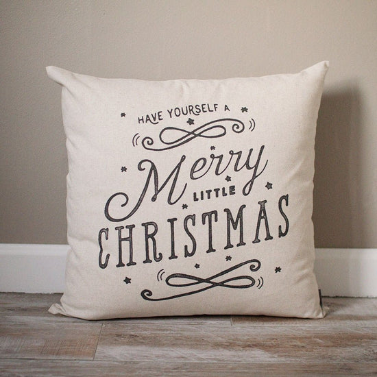 Load image into Gallery viewer, Have Yourself A Merry Little Christmas | Christmas Pillow | Holiday Pillow | Christmas Gift | Rustic Decor | Holiday Decor | Christmas Decor
