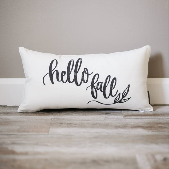 Hello Fall Pillow | Fall Decor Pillow |  Rustic Fall Decor | Farmhouse Decor | Autumn Decor | Fall Pillow | Fall Decor | Decorative Pillow
