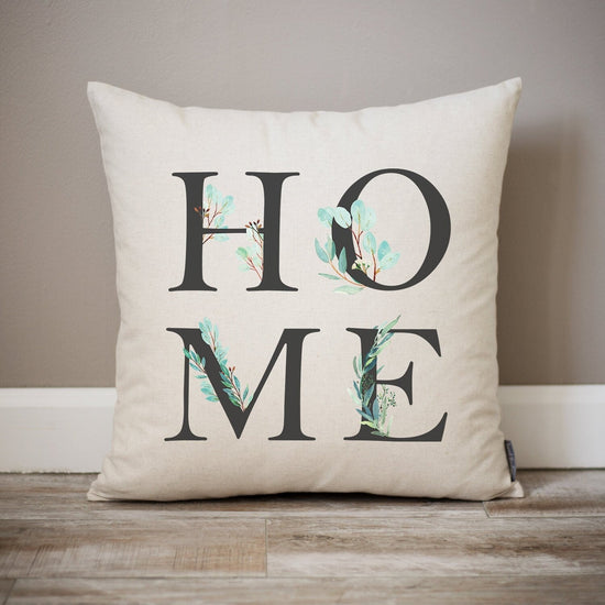 Load image into Gallery viewer, Home Pillow | Decorative Pillows | Home Decor | Rustic Decor | Greenery Pillow | Home Pillow | Home Greenery Pillow | Rustic Home
