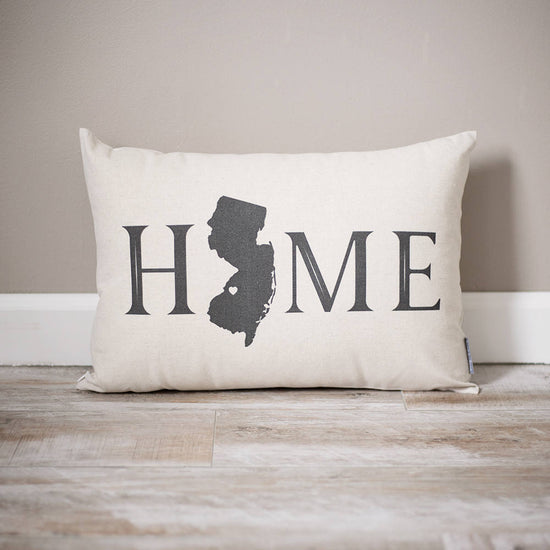 Home with State Pillow | Rustic Decor | Home Decor | Personalized State Pillow | Home Pillow | Dorm Decor | Housewarming Gift