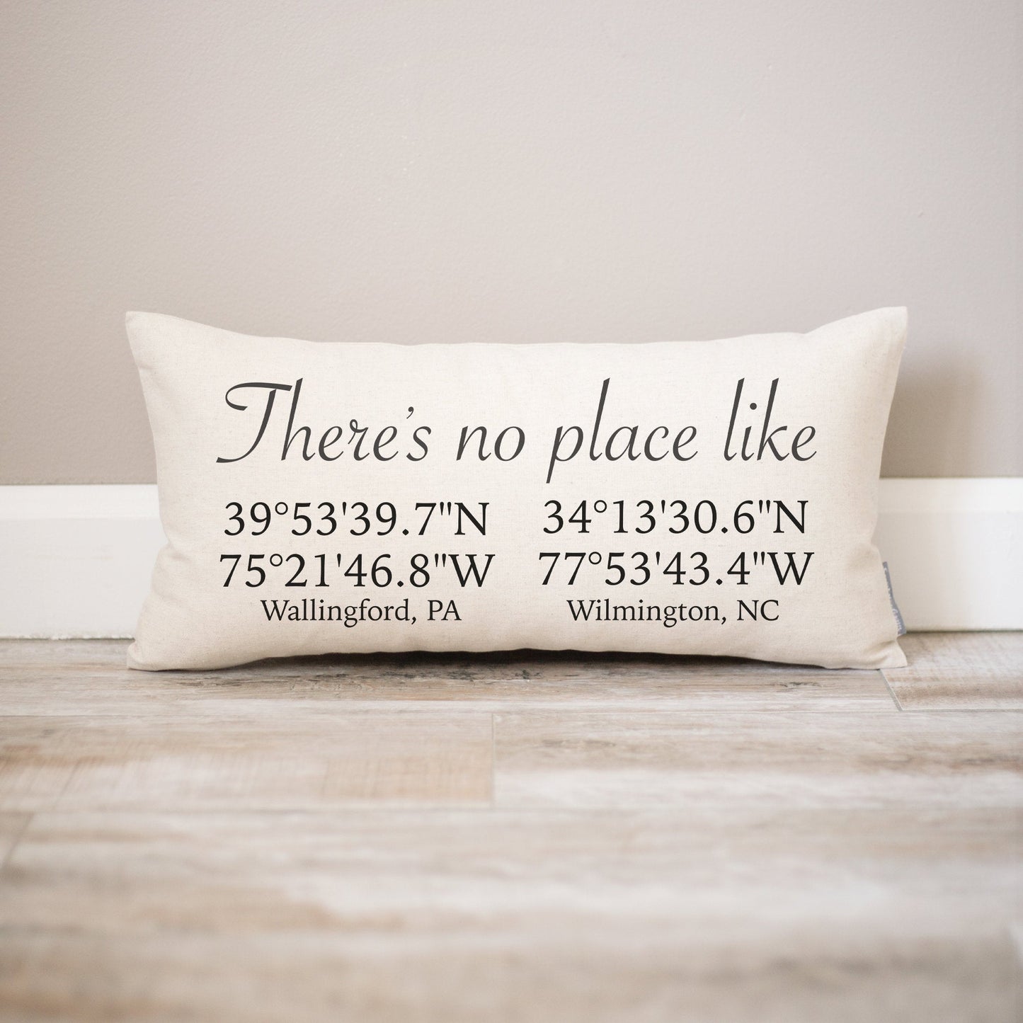 Housewarming Gift | Realtor Closing Gift | Latitude Longitude Pillow | New Home Gift | GPS Coordinates | Gifts for New Couple | Last Name