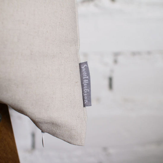 Load image into Gallery viewer, Wedding Gift Name and Date Personalized Pillow | Newlywed Gift | Engagement Gift | Rustic Wedding Gift Decor | Linen Pillow Gift for Couple
