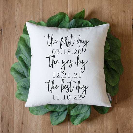 The First Day The Yes Day The Best Day | Wedding Gift | Wedding Gifts for Couple | Bridal Shower Gift for Husband | Gift for Bride and Groom