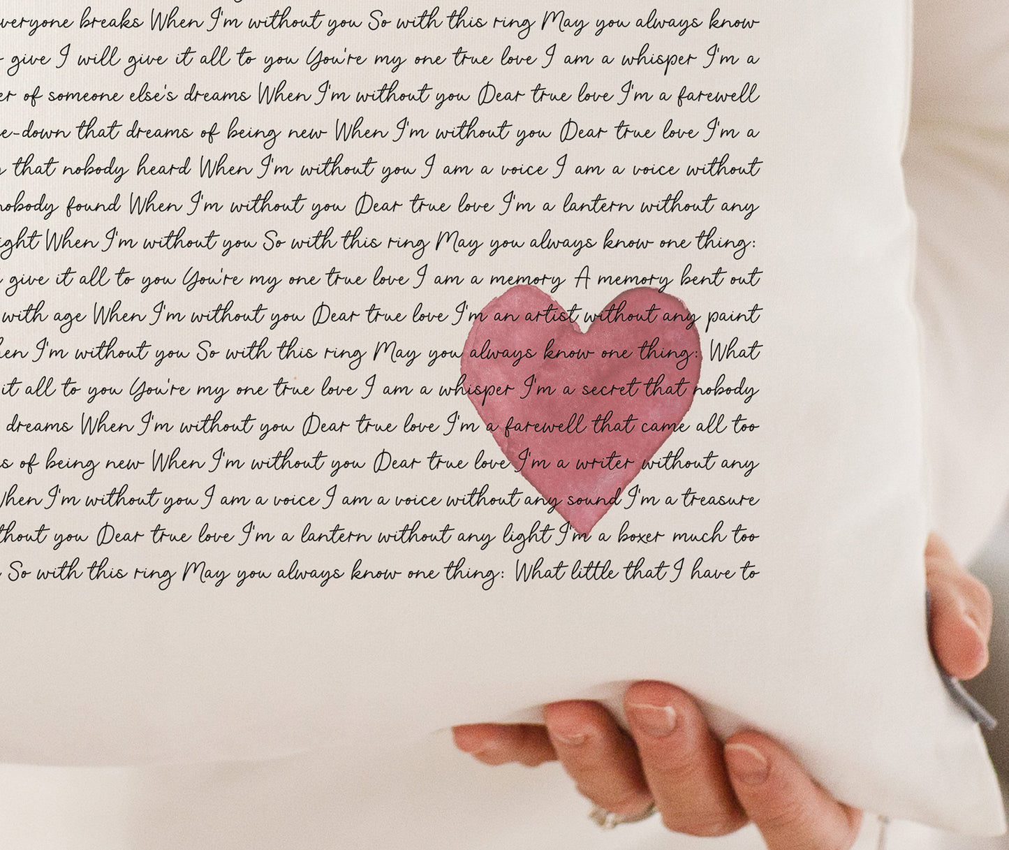 Load image into Gallery viewer, First Anniversary Wedding Gift Song Lyrics | 1st Anniversary Valentines Gift for Her One Year Anniversary Gift | First Dance Song Lyrics

