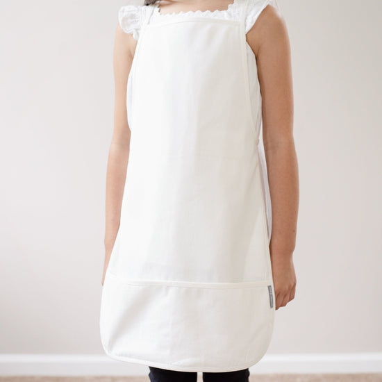 Kids Craft Apron | Youth Kids Craft Apron | Child Apron | Full Kids Kitchen Apron | Kids Baking Apron | Cotton Canvas Full Apron | Aprons