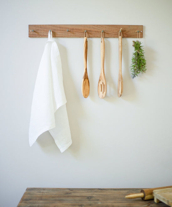 Load image into Gallery viewer, Linen Tea Dish Towel | Washed Linen Kitchen Towel | Guest Hand Towel Natural Dish Towel | Natural Linen Dishcloths Towel For Kitchen Home

