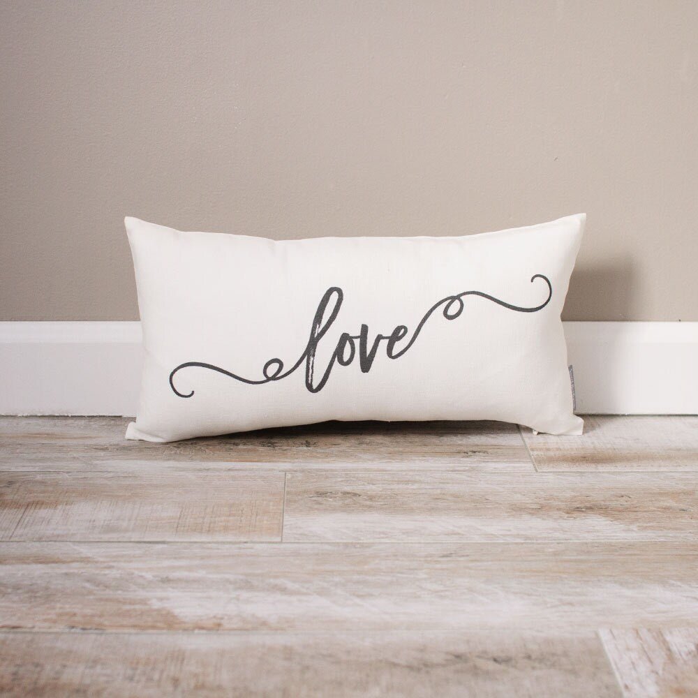 Love Pillow | Monogrammed Gift | Gifts For Her | Valentine's Day Gift | Valentine's Day Gift For Husband | Valentine's Decor | Wife Gift