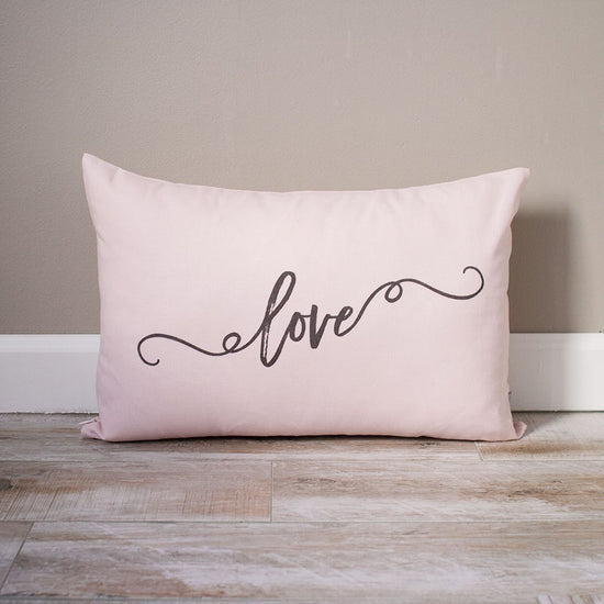 Load image into Gallery viewer, Love Pillow | Valentine&amp;#39;s Day Gift For Wife | Monogrammed Valentine&amp;#39;s Gift | Gifts For Her | Valentine&amp;#39;s Day Gift for Husband | Wife Gift
