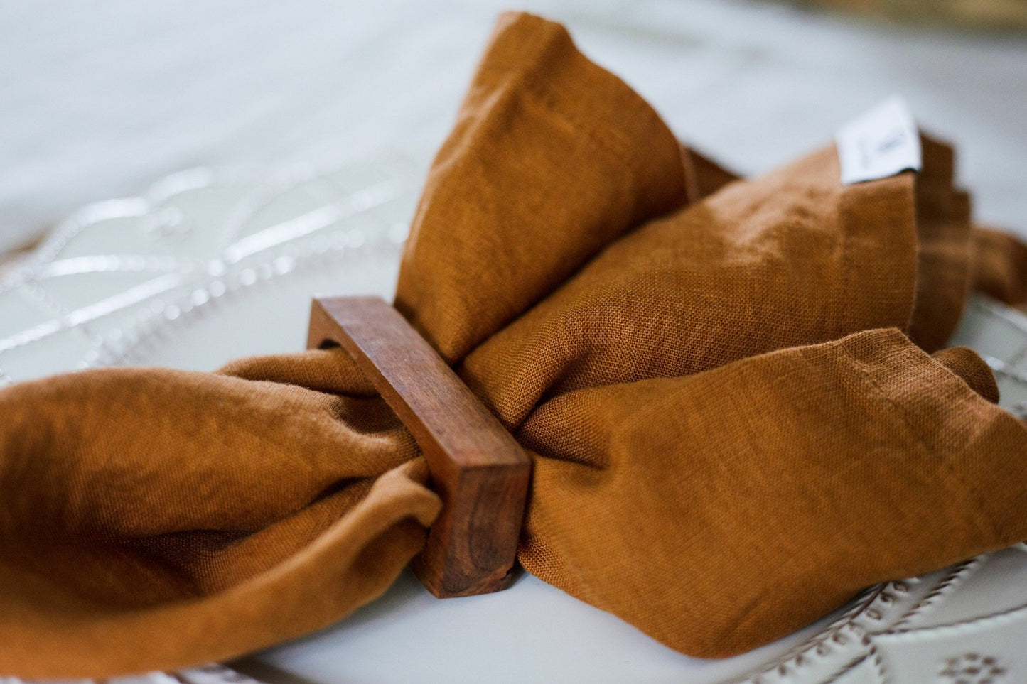 Natural Soft Kitchen Linen Napkin Set of 2 | Handmade Soft Linen Napkin Set | Linen Napkins Fall Kitchen Decor | Table Decor | Table Linens