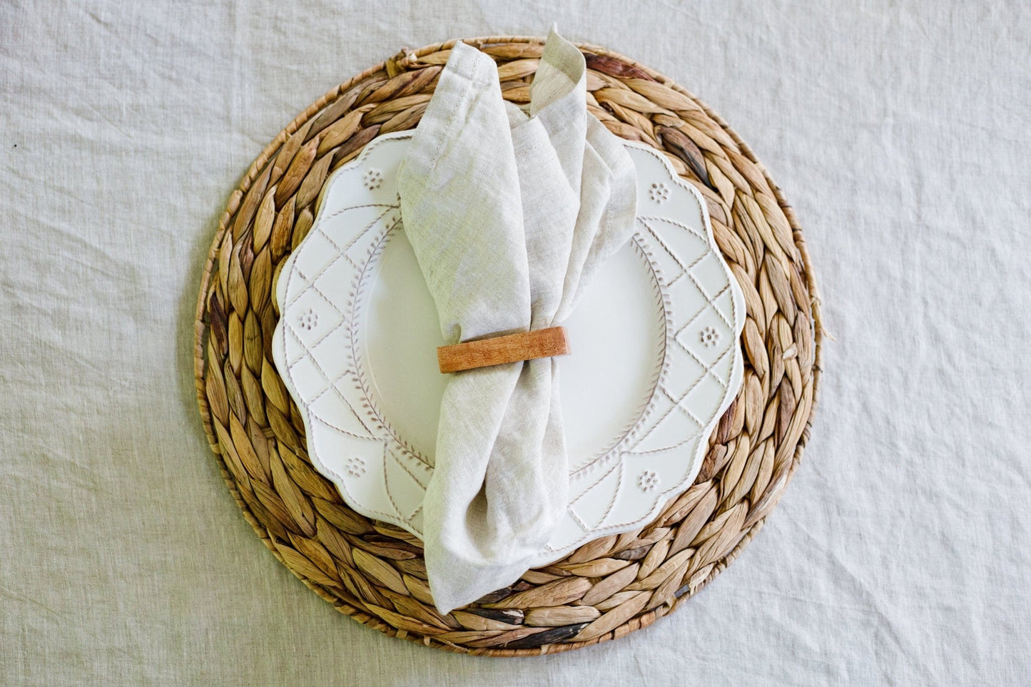 Natural Soft Kitchen Linen Napkin Set of 2 | Handmade Soft Linen Napkin Set | Linen Napkins Fall Kitchen Decor | Table Decor | Table Linens