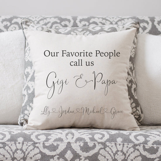 Load image into Gallery viewer, Our Favorite People | Grandkids Names | Grandparent Gift | Personalized Grandchildren Names | Gift For Grandparents | Names Of Grandchildren
