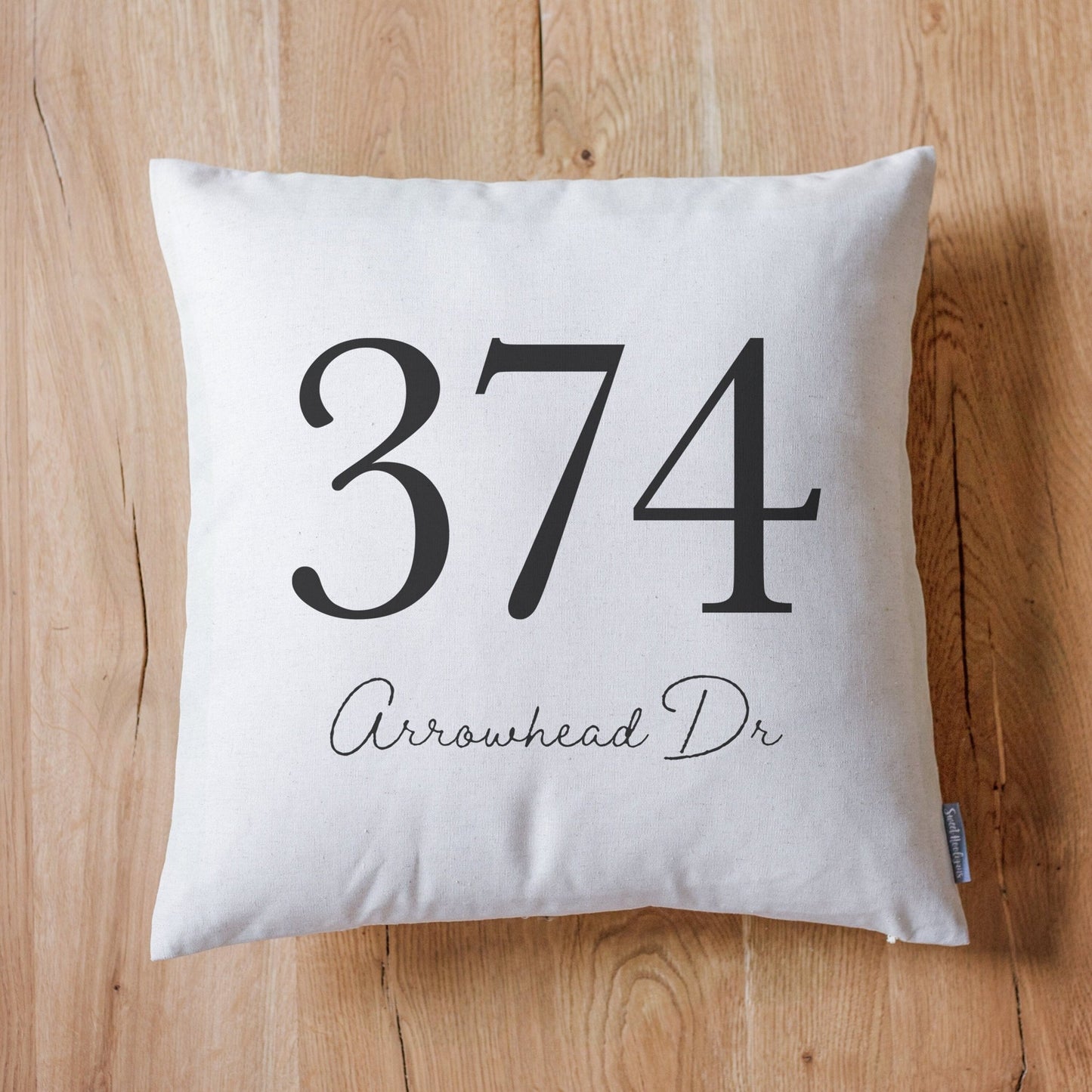 Load image into Gallery viewer, Personalized Address Pillow | Personalized BOHO Pillow | Porch Decor | Housewarming Gift | Rustic Home Decor | Home Decor | Farmhouse Decor
