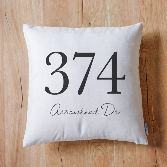 Personalized Address Pillow | Personalized BOHO Pillow | Porch Decor | Housewarming Gift | Rustic Home Decor | Home Decor | Farmhouse Decor