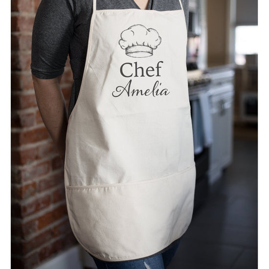 Personalized Apron | Kitchen Apron | Custom Apron | Full Kitchen Apron | Custom Monogram Apron | Vintage Apron | Cotton Canvas Full Apron
