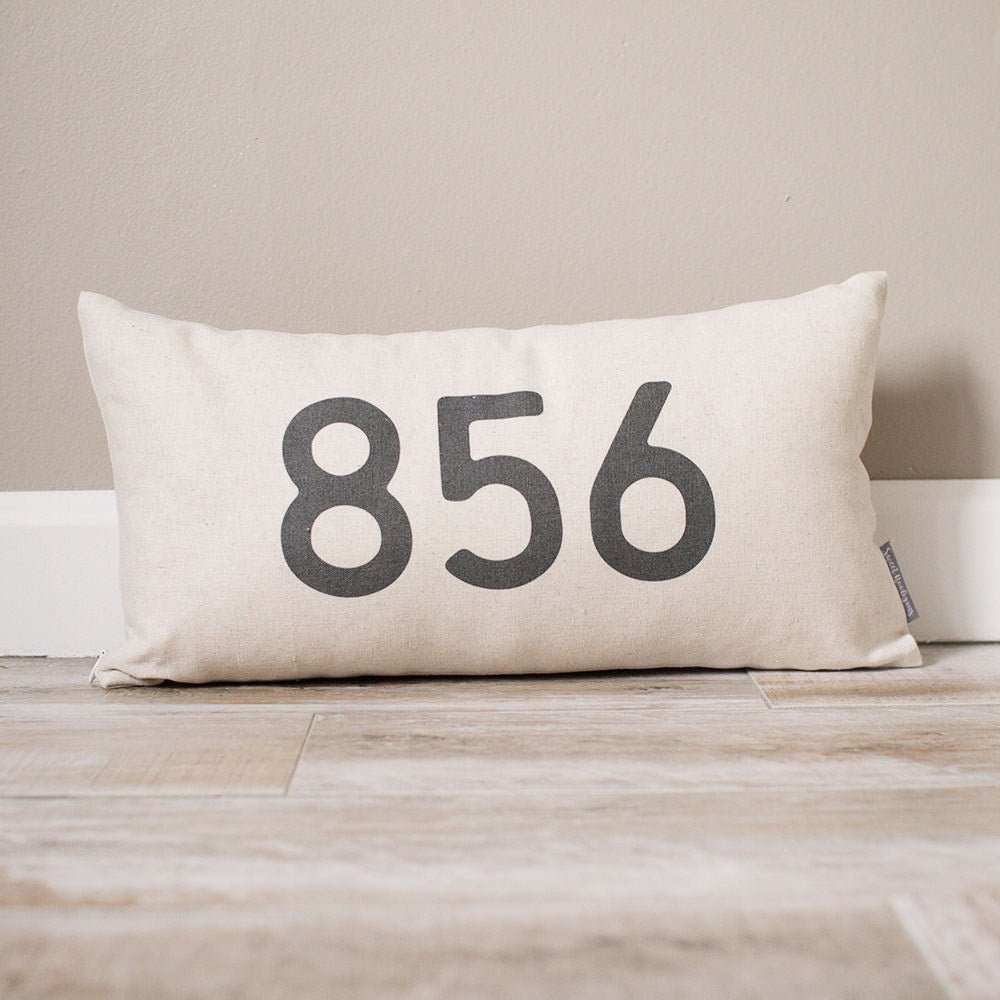 Personalized Area Code Pillow | Personalized Pillow | Custom Gift | Monogrammed Gift | Rustic Home Decor | Dorm Decor | Farmhouse Decor