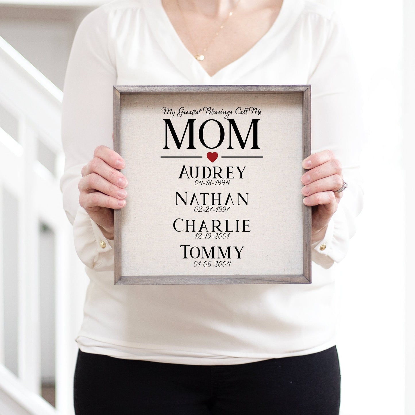 Personalized Gifts for Mom | Gift from Daughter | Gifts for Mom | Unique Mother of the Bride Gift | Mother of the Groom Gift | Mom Gift