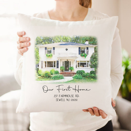 Personalized House Portrait | House Portrait from Photo | Home Portrait | Watercolor House Portrait | First Home Gift | Realtor Closing Gift