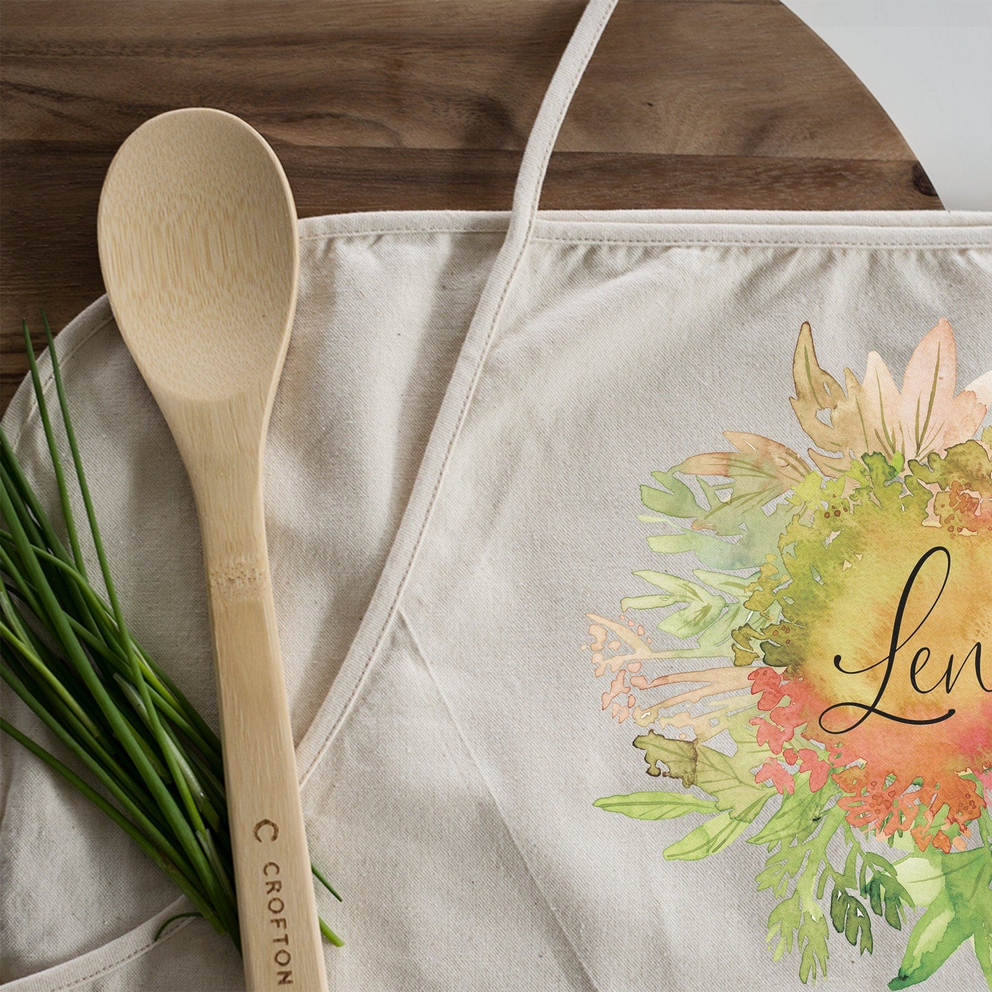 Personalized Kitchen Apron | Custom Bridesmaid Gift | Housewarming Gift | Bridesmaid Proposal Idea | Gift For Mom | Bridal Shower Gift Idea