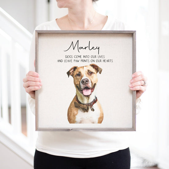 Load image into Gallery viewer, Personalized Pet Loss Portrait | Pet Loss Gifts | Dog Loss Gift | Custom Pet Portrait Gift | Pet Sympathy Gift Pet Loss Portrait Watercolor
