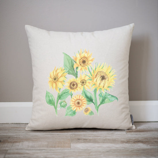 Sunflower Field Pillow | Van Gogh's Sunflower Field | Summer Decor | You're My Sunshine | Rustic Decor | Farmhouse Decorative Pillow - Sweet Hooligans Design