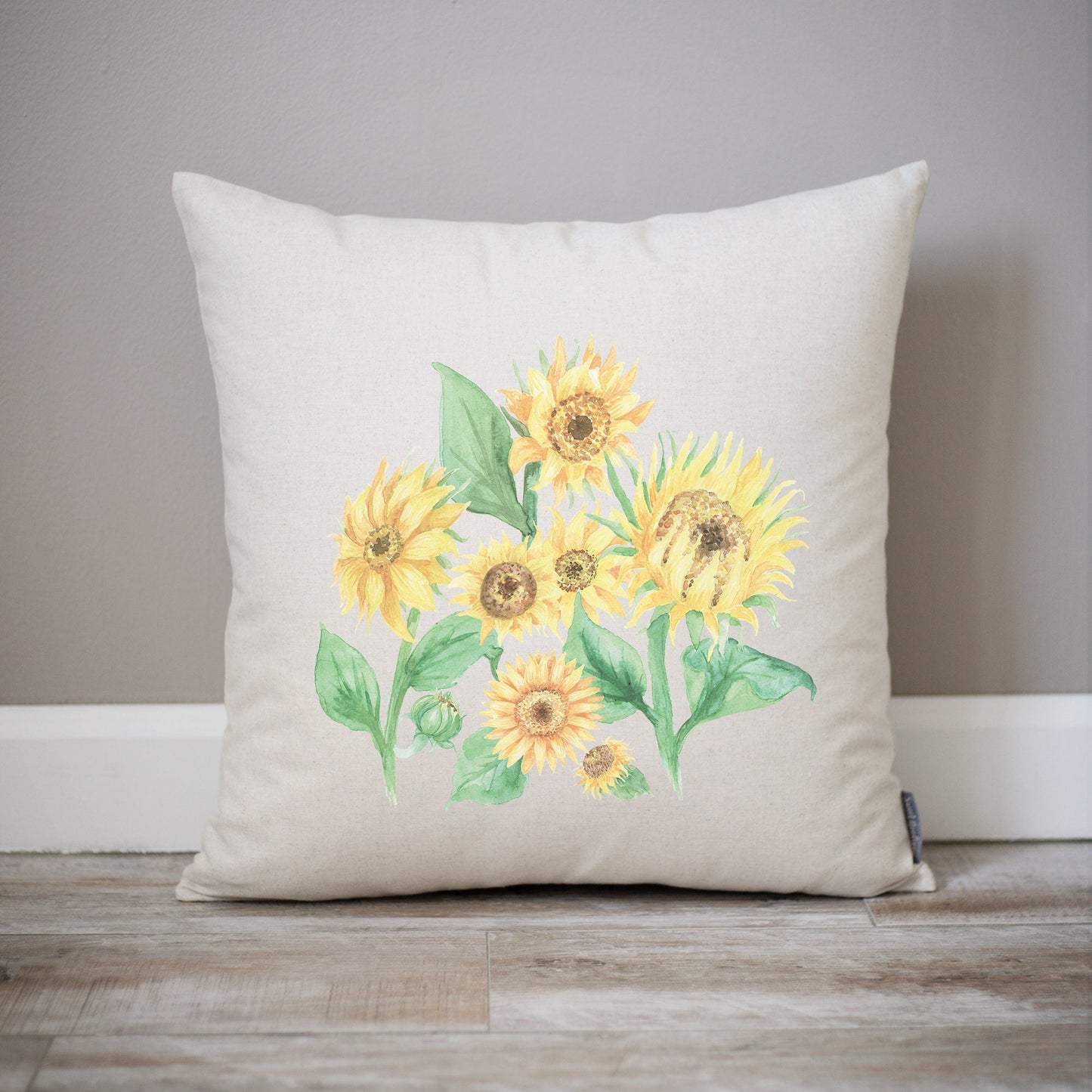 Sunflower Field Van Gogh's Sunflower Field Pillow | Summer Decor You're My Sunshine Decorative Rustic Decor | Farmhouse Decorative Pillow - Sweet Hooligans Design