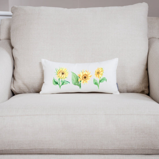 Load image into Gallery viewer, Sunflowers Pillow | Summer Decor | You&amp;#39;re My Sunshine | Rustic Decor | Farmhouse Decorative Pillow | Sunflower Decor | Sunflower Fields - Sweet Hooligans Design

