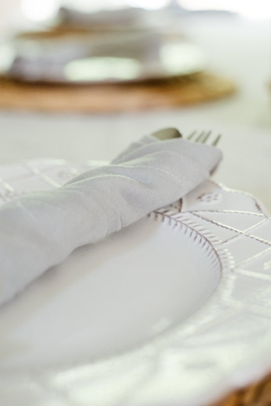 Table Cloth Napkins For Wedding | Table Linen Kitchen Napkins Set Of 2 Light Gray Napkins | 100% Linen Napkins | Dinner Kitchen Napkins - Sweet Hooligans Design