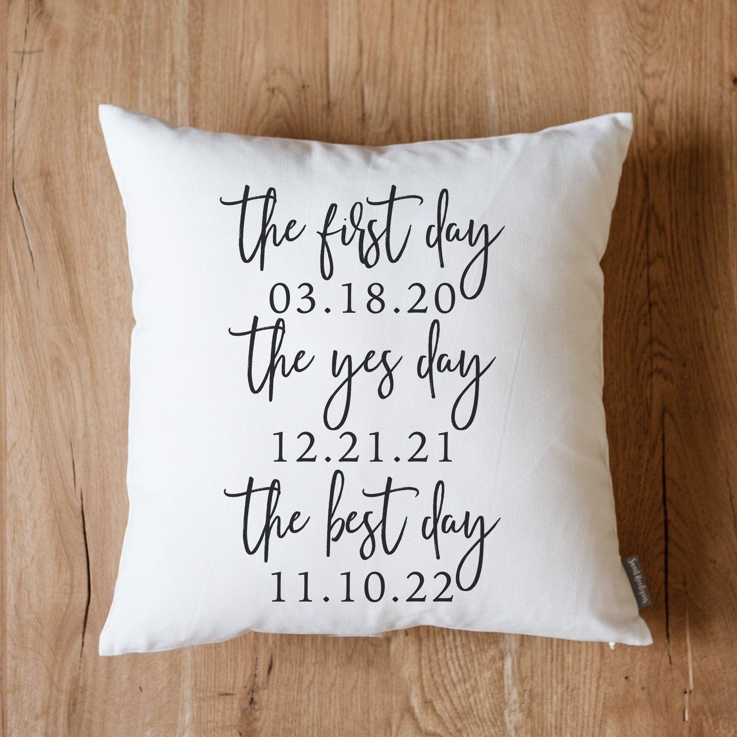 The First Day The Yes Day The Best Day | Wedding Gift | Wedding Gifts for Couple | Bridal Shower Gift for Husband | Gift for Bride and Groom - Sweet Hooligans Design